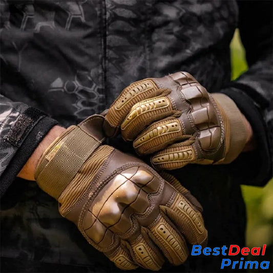 Indestructible Protective Tactical Full-Finger Gloves