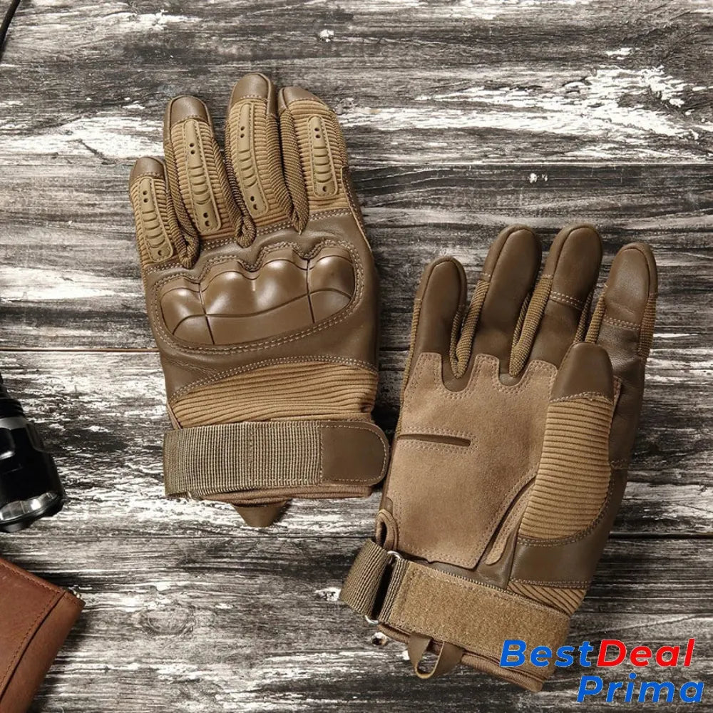 Indestructible Protective Tactical Full-Finger Gloves