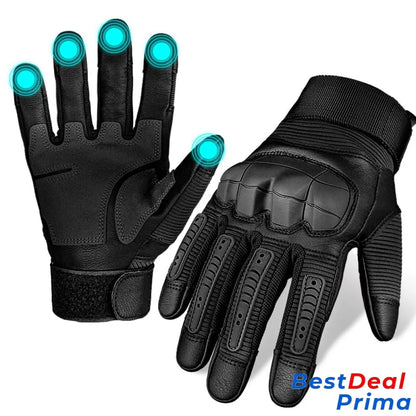 Indestructible Protective Tactical Full-Finger Gloves Black / S (4.41’/11.2Cm)