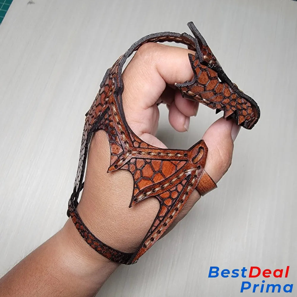 Leather Hand Dragon Bracelet