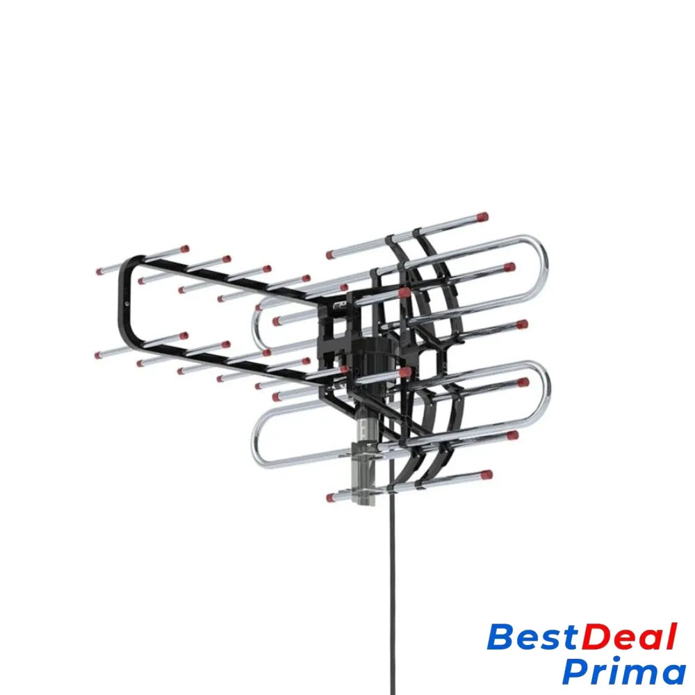 Long Range Tv Antenna 1000 + Miles American Booster Outdoor 4H Vhf/Uhf 360°S