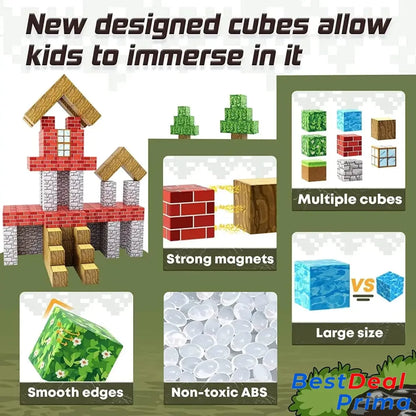 Magnetic Building Cubes – Sensory Toys For Childrens