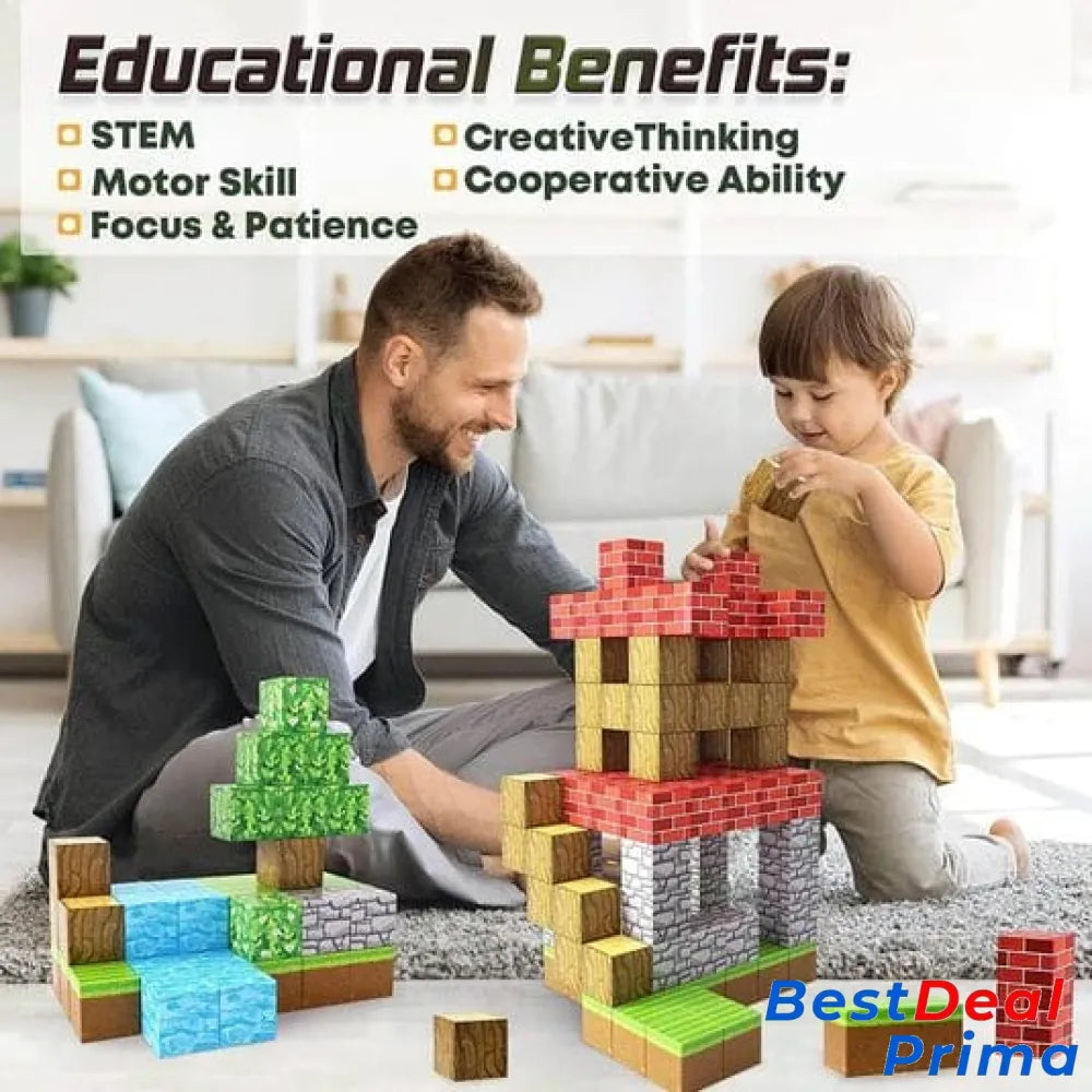 Magnetic Building Cubes – Sensory Toys For Childrens