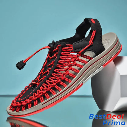 Men’s Breezy Summer Shoes Red / 5 Apparel