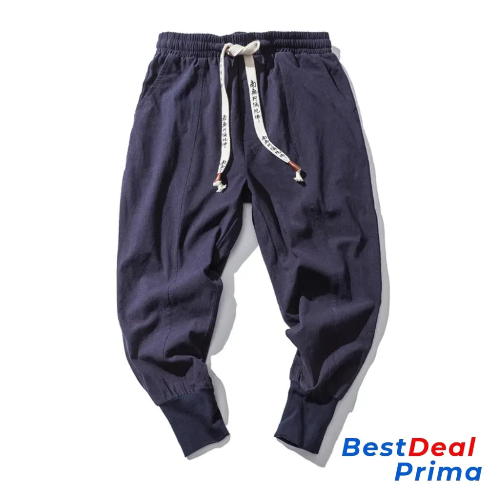 Men’s ’Katana’ Japan Style Pants Navy / S Apparel