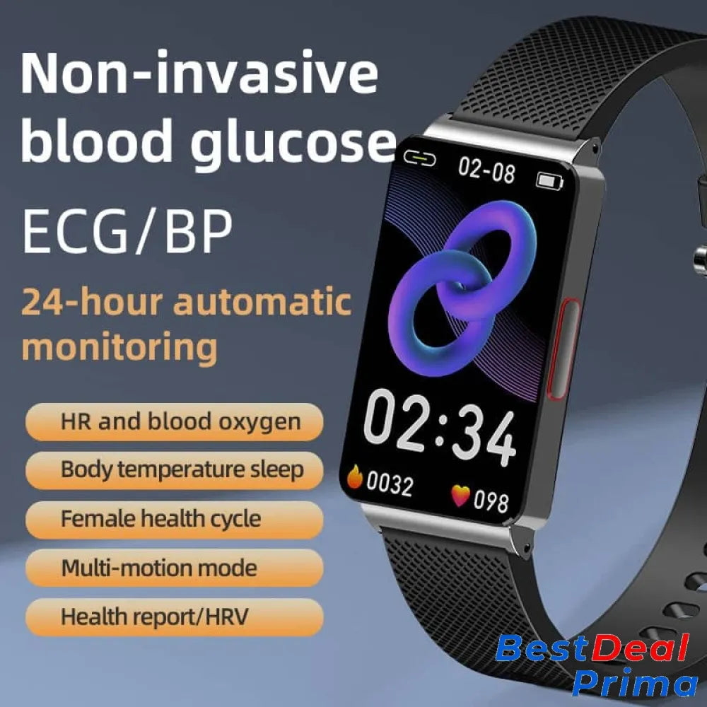 One-Click Blood Glucose Pressure Sleep Heart Rate Measurement Sports Smart Bracelet