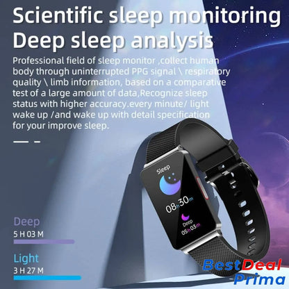 One-Click Blood Glucose Pressure Sleep Heart Rate Measurement Sports Smart Bracelet