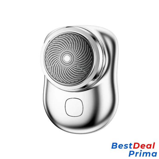 Portable Usb Mini Electric Shaver Silver