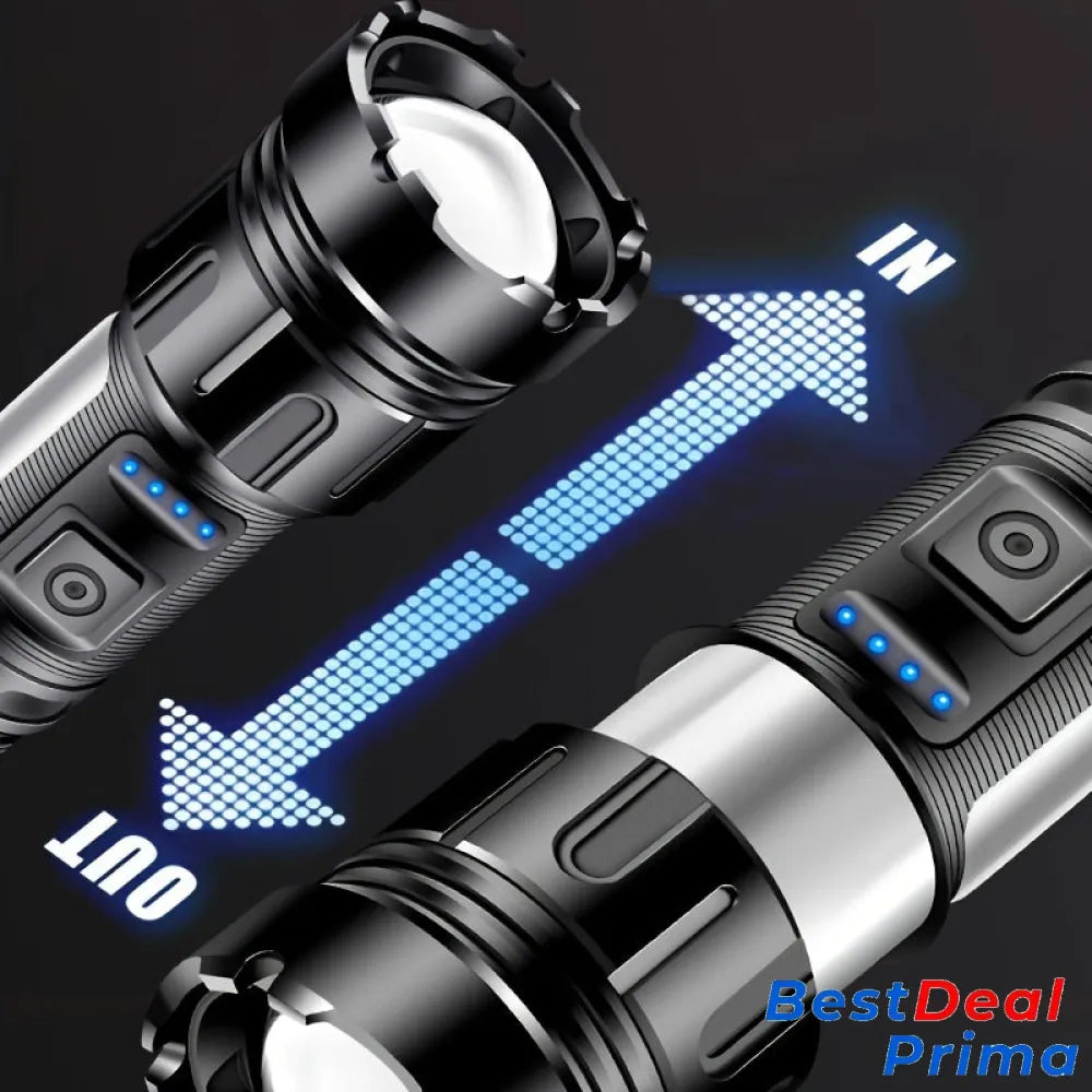 Powerful Tactical Rechargeable Led Flashlight