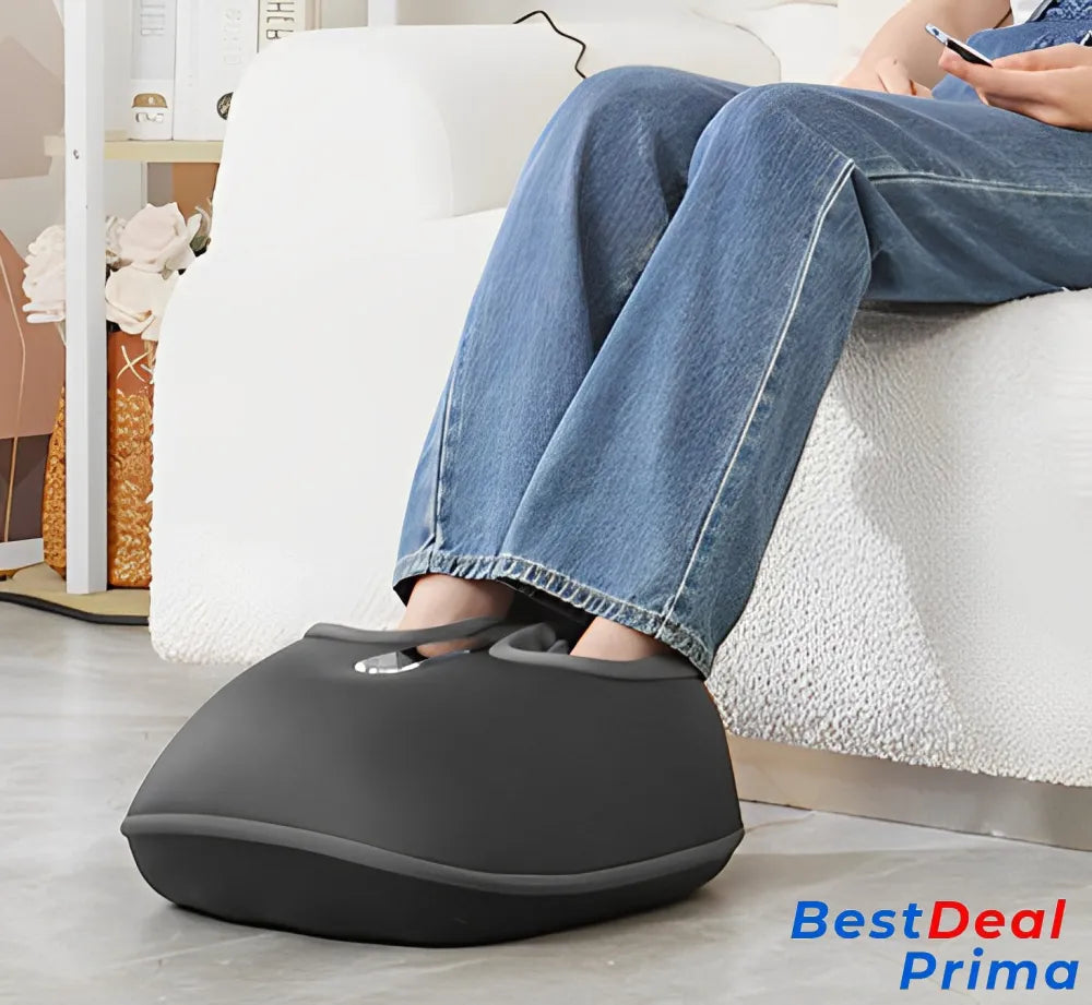 Shiatsu And Kneading Foot Massager With Heat Vibration Air Compression Feeds D