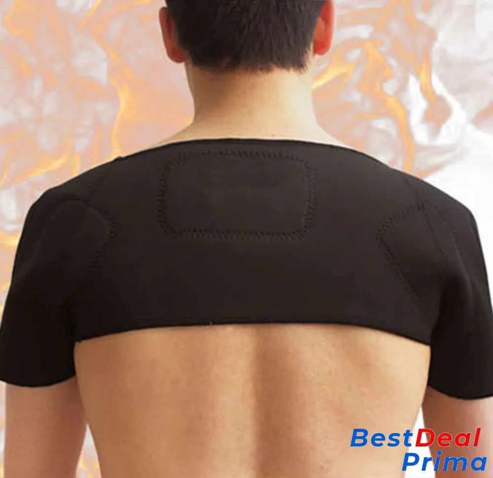 Shoulder Brace With Self-Heating And Magnets For Pain Relief L Supports & Braces