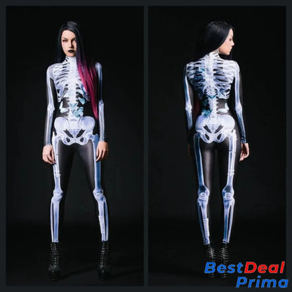 Skeleton Full Bodysuit Halloween