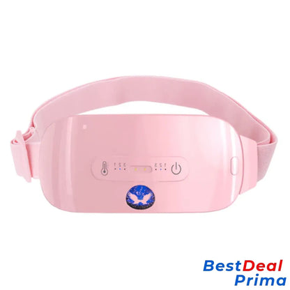 Smart Heating Massage Belt For Period Menstrual Cramps Pink Cr