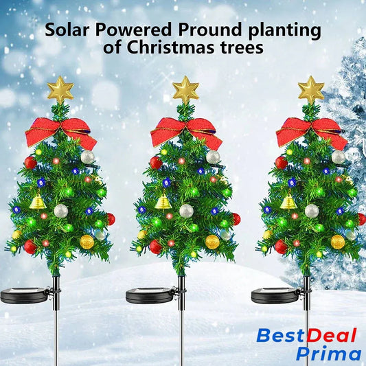 Solar Powered Christmas Tree - Hot Sale 50% Off Buy 3