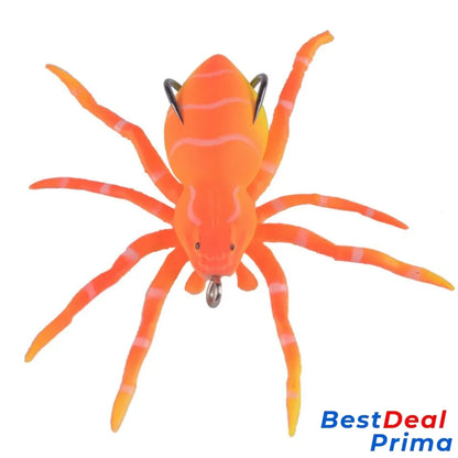 Spider Soft Lure Fishing Lures Orange