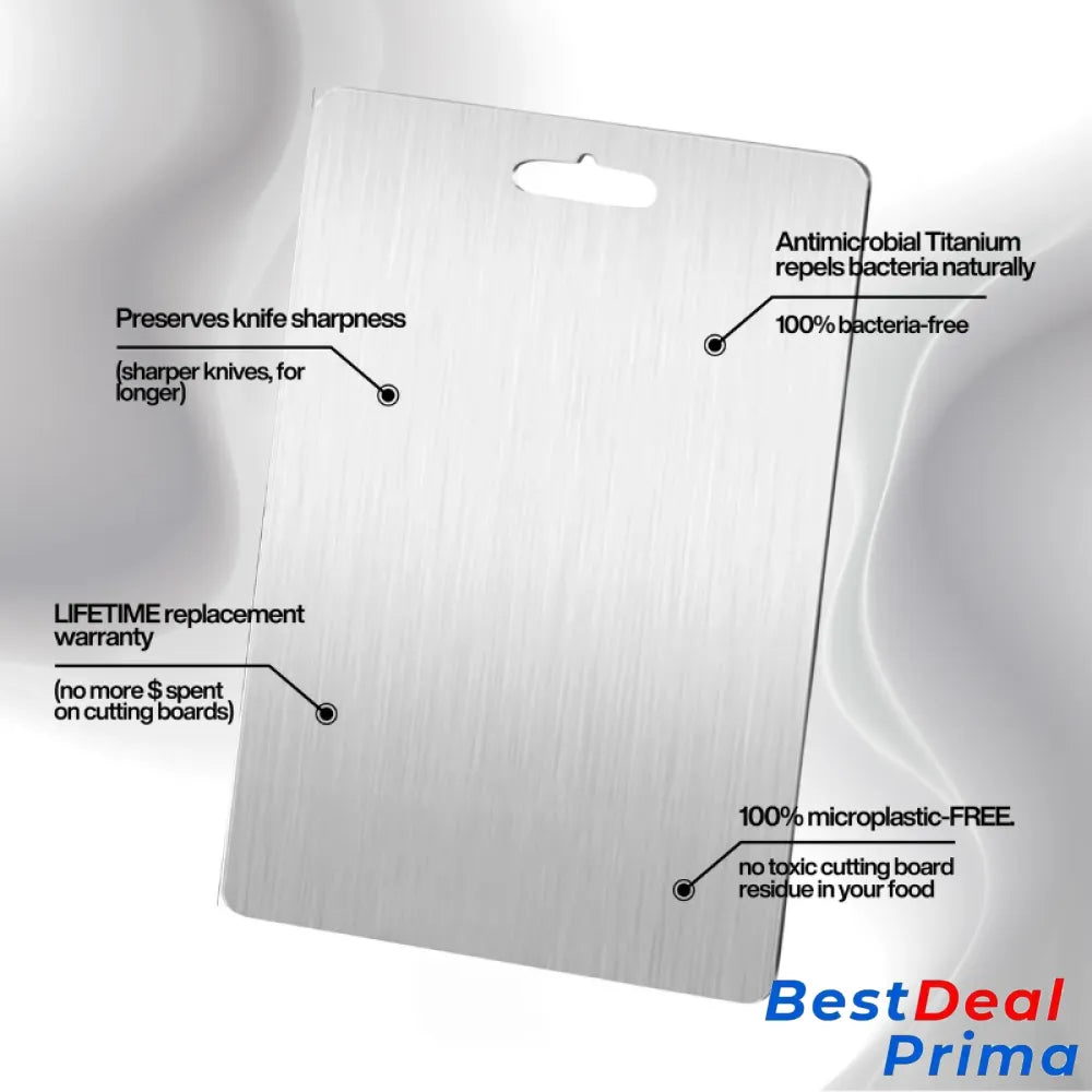 Tiboard Pure Titanium Cutting Board