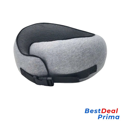 Travel Neck Pillow - Comfortable And Full Support Grey / Clasp