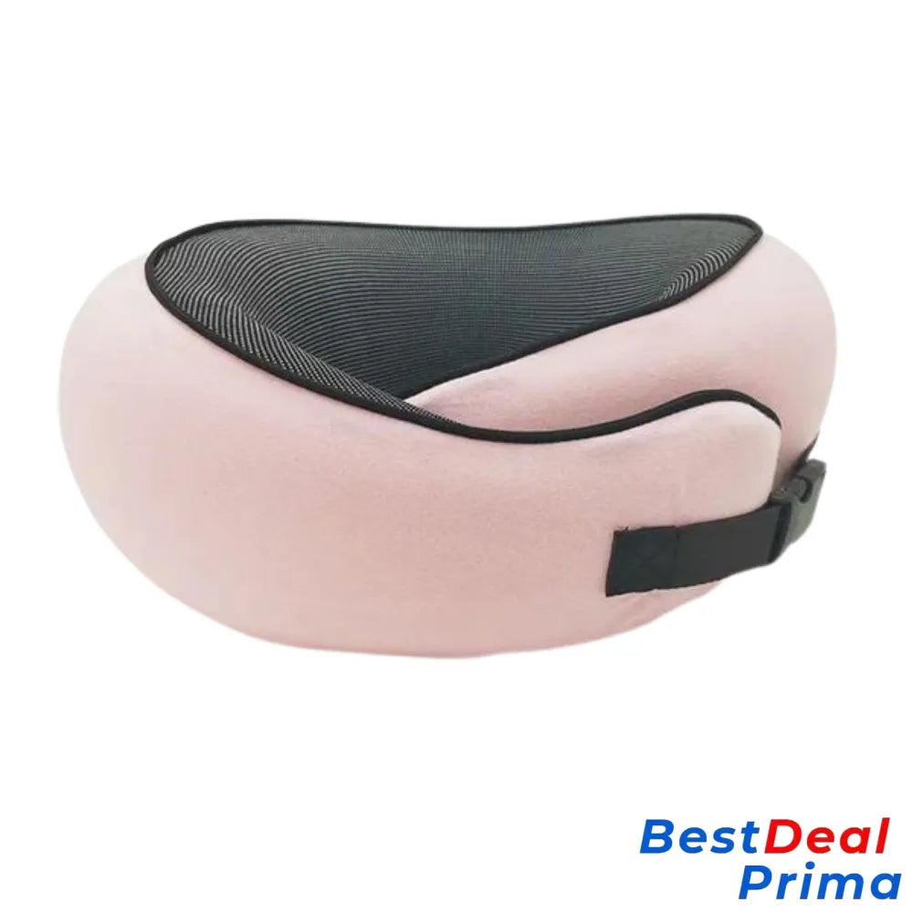 Travel Neck Pillow - Comfortable And Full Support Pink / Clasp