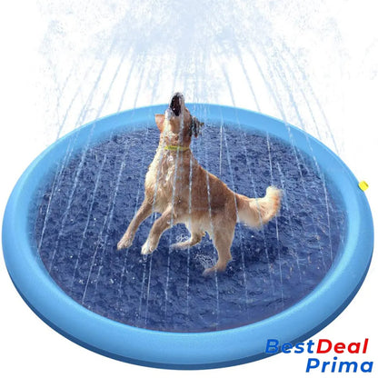 Ultimate Dog Sprinkler Pad Blue / 59X59In