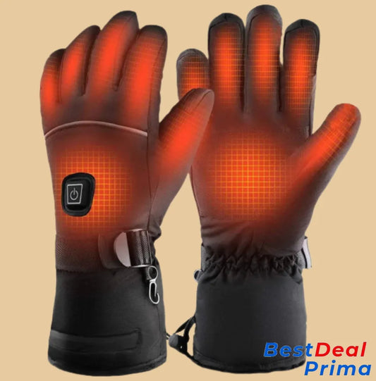 Unisex Heated Gloves Rechargeable Electr