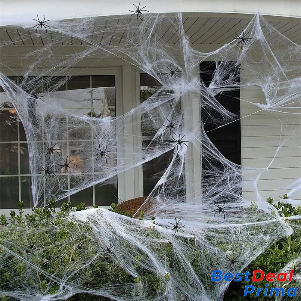 Webovers Halloween Super Stretch Spider Web Decor