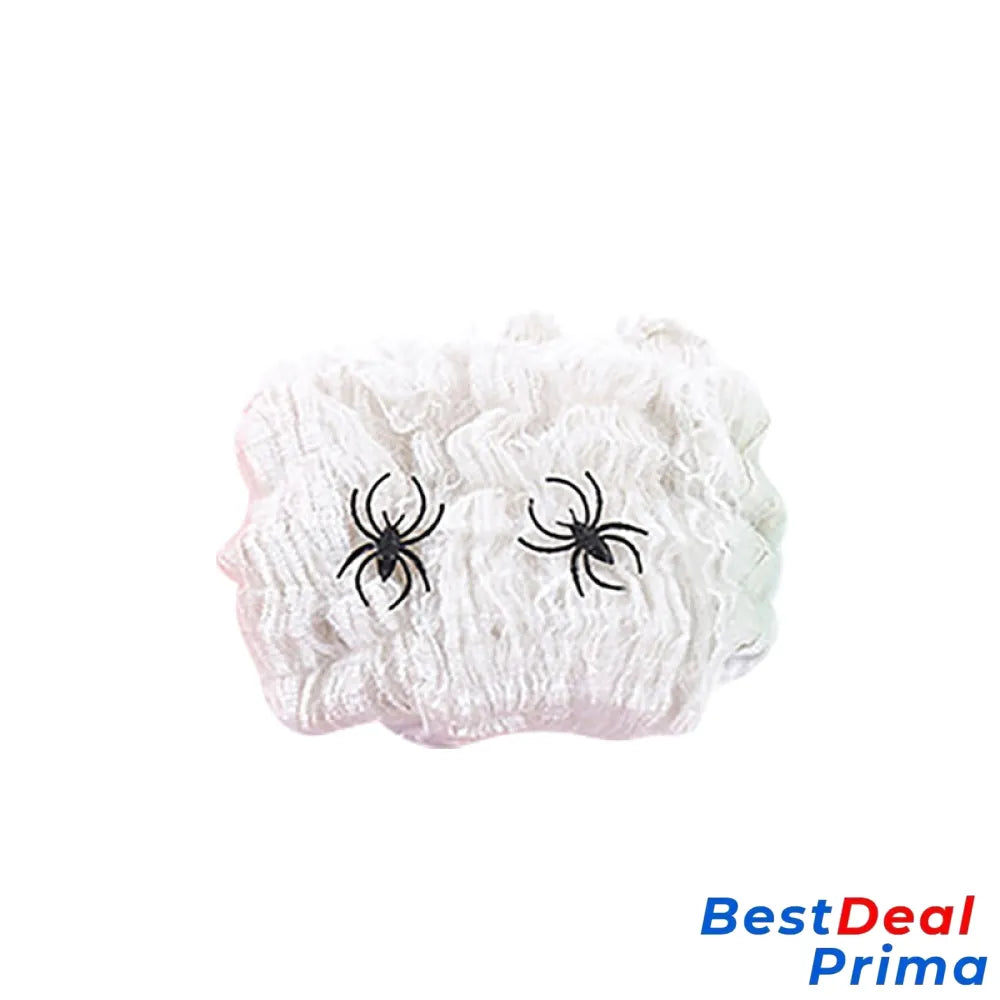 Webovers Halloween Super Stretch Spider Web White Decor