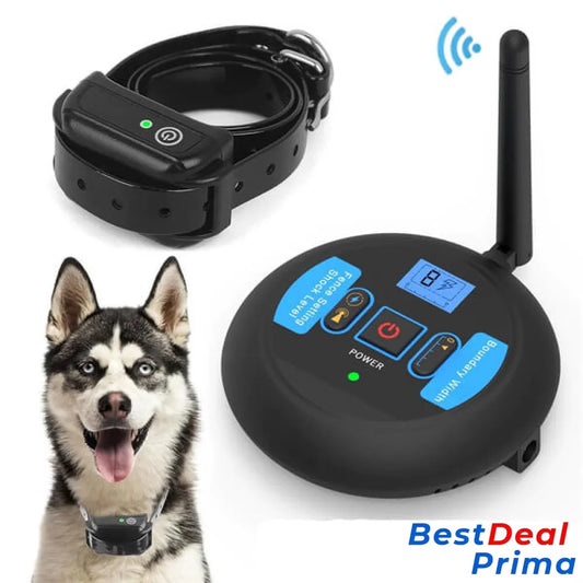 Wireless Dog Fence Electric Waterproof Intelligent Training Collar For 1/2/3 Dogs