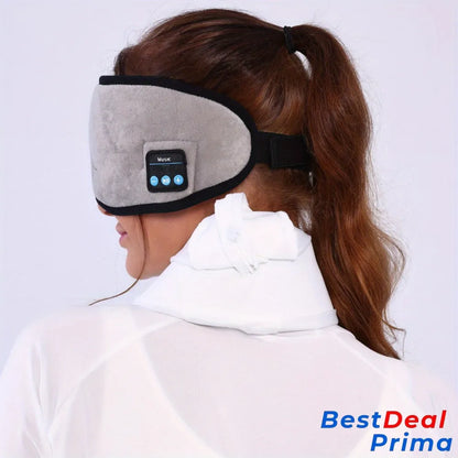 Wireless Sleep Eye Mask Headphones - Pressure-Free